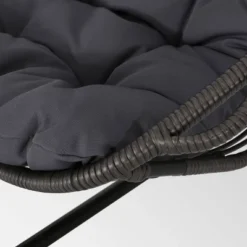 Crumpton Outdoor Wicker Hanging Chair With Stand - Gray/Dark Gray - Christopher Knight Home -Outdoor Furniture Store GUEST cbdd3df8 abe0 4128 bac7 ceb600e6eff2