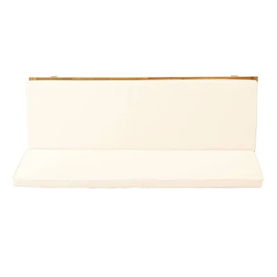 Jill Outdoor Acacia Wood Convertible Daybed With Cushions Teak/Beige - Christopher Knight Home 6 Jill Outdoor Acacia Wood Convertible Daybed With Cushions Teak/Beige - Christopher Knight Home - Image 4