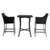 Riga 3pc All-Weather PE Wicker Bar Set - Multi-Brown - Christopher Knight Home