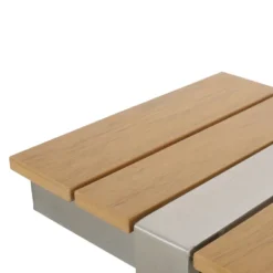 Cibola Outdoor Aluminum Dining Bench - Natural/Silver - Christopher Knight Home -Outdoor Furniture Store GUEST d1b4c78d e1d4 42d8 a68f 5e5db9f6919c