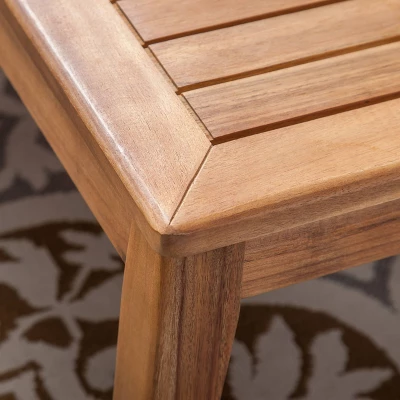 6pc Grenada Acacia Sectional Patio Sofa Set Teak - Christopher Knight Home 7 6pc Grenada Acacia Sectional Patio Sofa Set Teak - Christopher Knight Home - Image 5