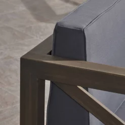 Brava 2pk Acacia Wood Club Chairs - Gray/Dark Gray - Christopher Knight Home -Outdoor Furniture Store GUEST d2513aec b539 41b4 9079 ce4c81f7928c