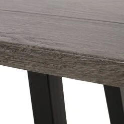 Pointe Outdoor Modern Industrial Aluminum Dining Bench - Gray/Matte Black - Christopher Knight Home -Outdoor Furniture Store GUEST d25d636c a43b 43e1 b730 8ea68bc43a39 1