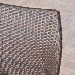 Laurent 5pc Acacia Wood & Wicker Dining Set - Teak/Brown - Christopher Knight Home -Outdoor Furniture Store GUEST d363db24 8f40 484f a68b 23549fc87583