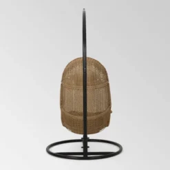 Ripley Outdoor Wicker Hanging Chair With Stand - Light Brown/Dark Gray - Christopher Knight Home 14 Ripley Outdoor Wicker Hanging Chair With Stand - Light Brown/Dark Gray - Christopher Knight Home -Outdoor Furniture Store GUEST d5a443ed d538 4910 a916 7a5e9c4e9e59