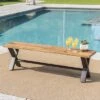 Sanibal Acacia Wood Patio Dining Bench - Brown - Christopher Knight Home -Outdoor Furniture Store GUEST d687a27d cef6 4d3f b75a c816923a4cfe