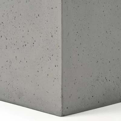 Aidan Outdoor Light Weight Concrete Square Tank Holder Side Table Light Gray - Christopher Knight Home 6 Aidan Outdoor Light Weight Concrete Square Tank Holder Side Table Light Gray - Christopher Knight Home - Image 4