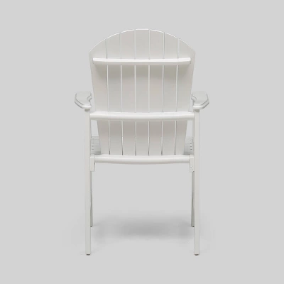 2pk Malibu Acacia Wood Patio Adirondack Dining Chairs - Christopher Knight Home 4 2pk Malibu Acacia Wood Patio Adirondack Dining Chairs - Christopher Knight Home - Image 2