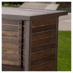 Milos 3pc Acacia Bar Set - Dark Brown - Christopher Knight Home -Outdoor Furniture Store GUEST e4842f4f 6534 4ff6 a520 c9e91f8f5fba