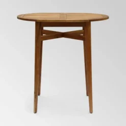 Stamford Acacia Wood Oval Rustic Bar Table - Christopher Knight Home -Outdoor Furniture Store GUEST e66ab6d1 7473 4f58 ad4b 5e5e2a7326d5