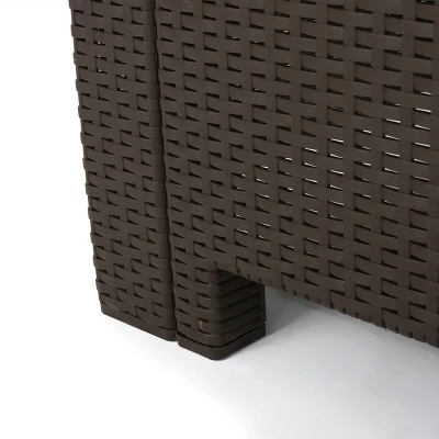 St. Paul Wicker Outdoor Patio Sofa - Christopher Knight Home 5 St. Paul Wicker Outdoor Patio Sofa - Christopher Knight Home - Image 3