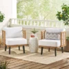 Nic 2pk Outdoor Wicker Club Chairs With Cushions - Light Brown/White - Christopher Knight Home -Outdoor Furniture Store GUEST e874b6fb a6f2 4952 b0bf f13745dc9cc5