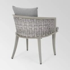 Pebble 3pc Wicker Boho Chat Set - Gray - Christopher Knight Home -Outdoor Furniture Store GUEST eaecf55e e0eb 4ae1 885d 75f40146c372