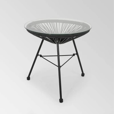 Nusa 3pc Faux Rattan Chat Set - Christopher Knight Home 6 Nusa 3pc Faux Rattan Chat Set - Christopher Knight Home - Image 4