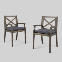 Perla 2pk Acacia Wood Patio Dining Chair - Christopher Knight Home -Outdoor Furniture Store GUEST ed19208c c3ed 4803 a93a f39983f3a18d