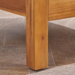 Brava 2pk Acacia Wood Club Chairs Teak/Beige - Christopher Knight Home -Outdoor Furniture Store GUEST ed19c513 4920 4d1b b650 0b00f9b7dd08