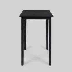 Polaris 5pc Wood And Wicker 26" Square Bar Set Dark Gray - Christopher Knight Home -Outdoor Furniture Store GUEST ef93539a fe19 4538 a750 1d6c25ffea19