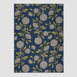 Viola Floral Outdoor Rug Blue/Green - Christopher Knight Home -Outdoor Furniture Store GUEST f0a9696c 36cc 4695 bafc 183fdd9aeb6e