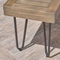 Jane Wood/Metal Patio Industrial Bench - Gray - Christopher Knight Home 7 Jane Wood/Metal Patio Industrial Bench - Gray - Christopher Knight Home -Outdoor Furniture Store GUEST f441105e 42a6 4615 8d69 4b206948e914