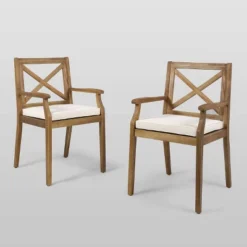 Perla 2pk Acacia Wood Patio Dining Chair - Christopher Knight Home -Outdoor Furniture Store GUEST f580a700 078d 43e2 ac29 20791a3923e8