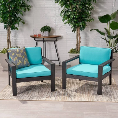 Santa Ana 2pk Acacia Wood Club Chairs - Christopher Knight Home 10 Santa Ana 2pk Acacia Wood Club Chairs - Christopher Knight Home - Image 8