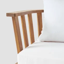 Clarendon 5pc Acacia Wood Club Chairs And Fire Pit Set - Teak/White/Natural Stone - Christopher Knight Home 8 Clarendon 5pc Acacia Wood Club Chairs And Fire Pit Set - Teak/White/Natural Stone - Christopher Knight Home -Outdoor Furniture Store GUEST f794c85d 40ed 4c50 a363 7ba8865703df