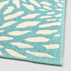 Simone Floral Outdoor Rug Blue/Ivory - Christopher Knight Home -Outdoor Furniture Store GUEST fa6906bc 0583 4324 919c ba5eb0c6cc5f